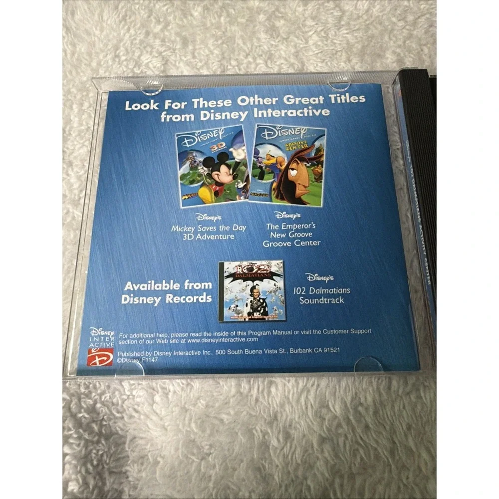 102 DALMATIANS Activity Center Game PC CD ROM Game 2000 Vtg Disney Dogs